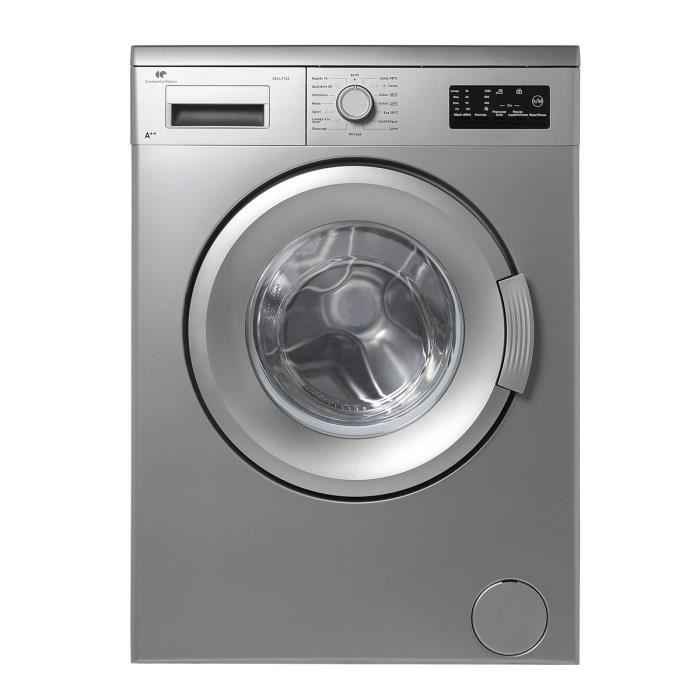 CONTINENTAL EDISON LL712S - Lave-linge frontal - 7kg - 1200 tours - A++