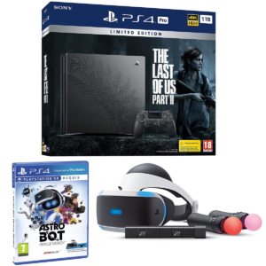 Playstation Pro 1TB + VR Headset + The Last of Us Part II Limited Edition - ASTRO BOT Rescue Mission