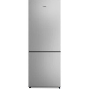 OCEANIC OCEAFC207S Kombinierter Kühlschrank 206 Liter (153 +53), statische Kühlung, L 55 cm x H 144 cm, Klasse A +, SILBER