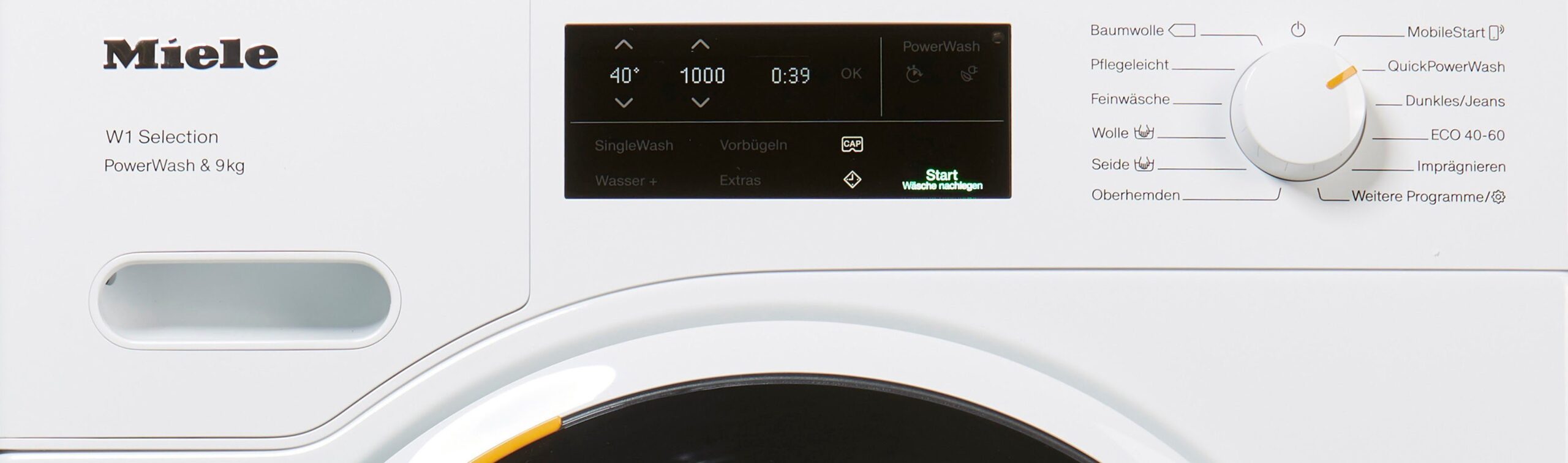 Miele Waschmaschine WSG363 WCS PWash&9kg, 9 kg, 1400 U/min, SingleWash für Einzelteile – Bild 13