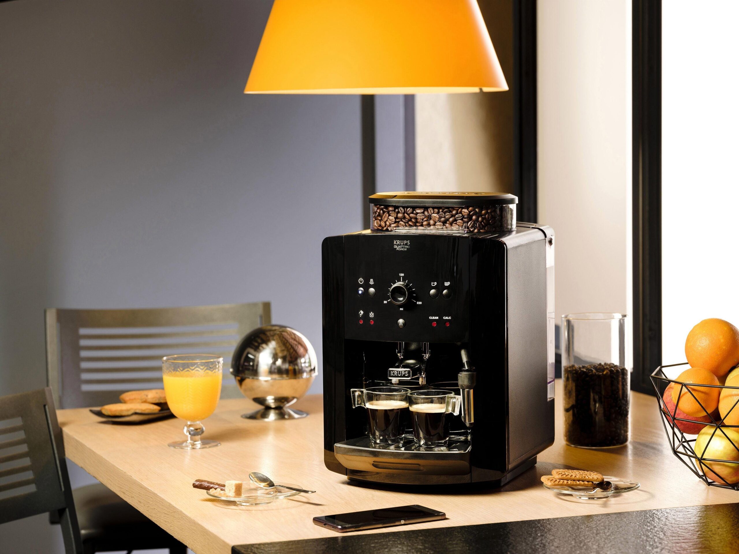 Krups Kaffeevollautomat EA8110 Arabica Quattro Force, 1450 Watt, Wassertankkapazität: 1,8 Liter, Pumpendruck: 15 bar – Bild 8