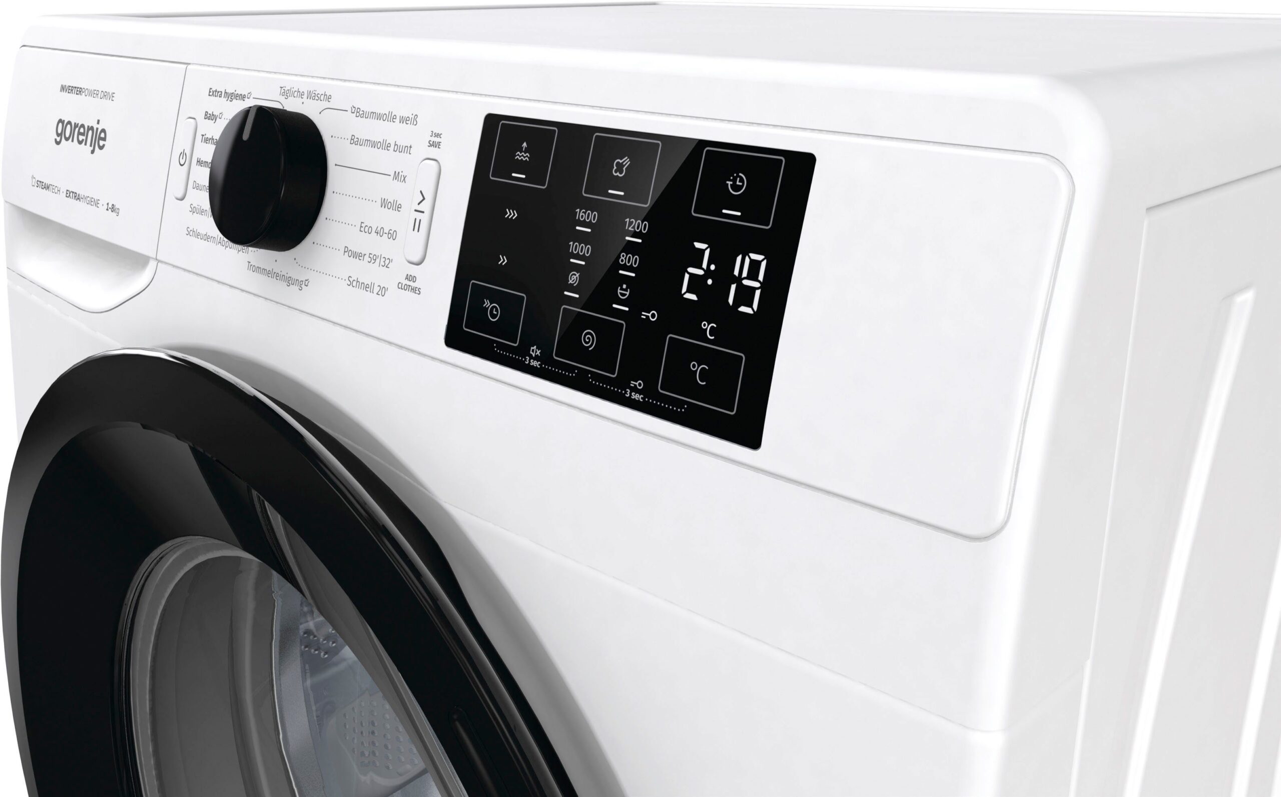 GORENJE Waschmaschine WNEI86APS, 8 kg, 1600 U/min – Bild 14