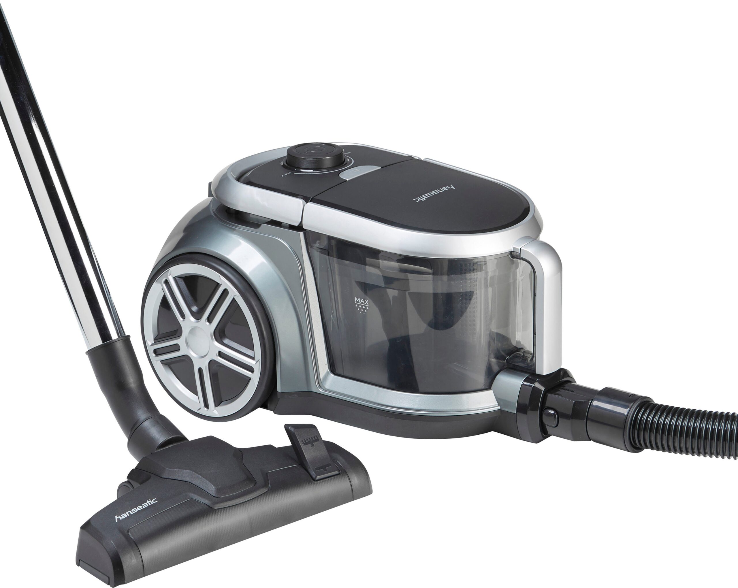 Hanseatic Bodenstaubsauger V18C01A-80, 800 W, beutellos, 7,5m Radius – Bild 3