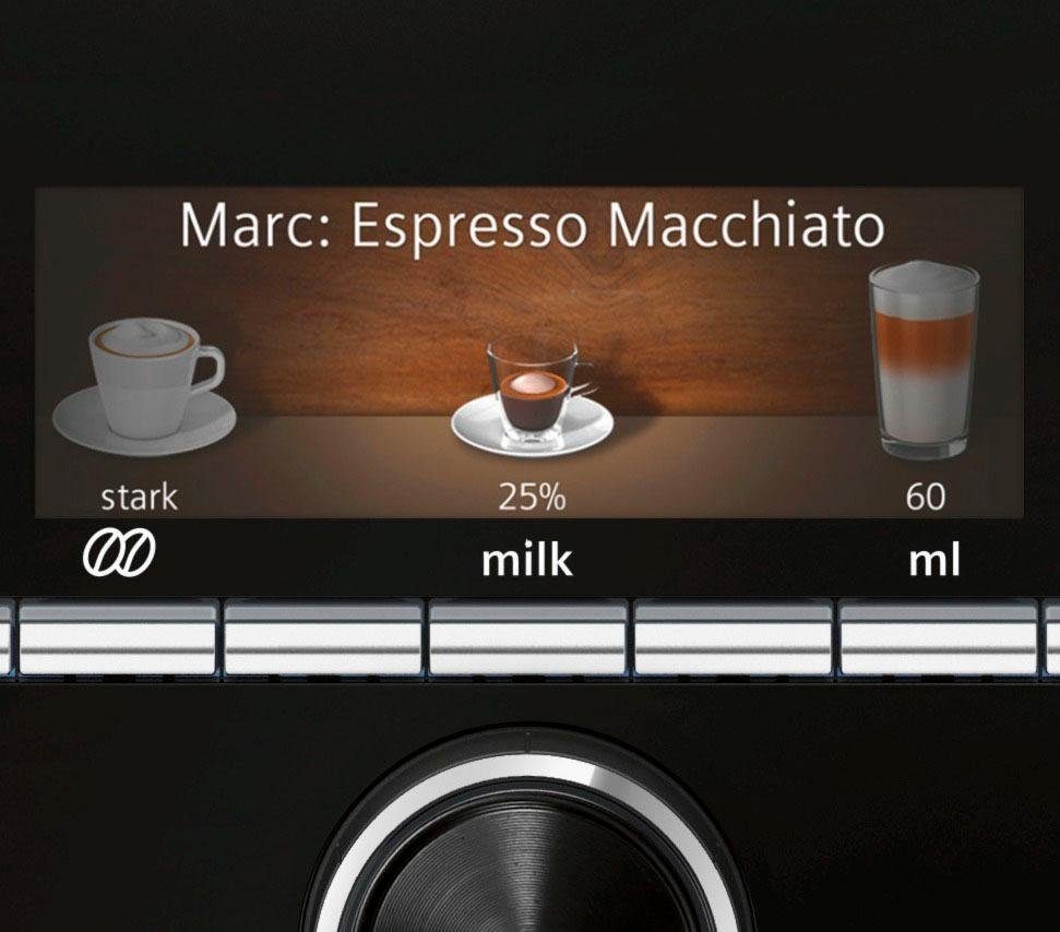 SIEMENS Kaffeevollautomat EQ.9 s300 TI923509DE, schwarz/Edelstahl, extra leise, autom. Milchsystem-Reinigung, bis zu 6 Profile – Bild 11