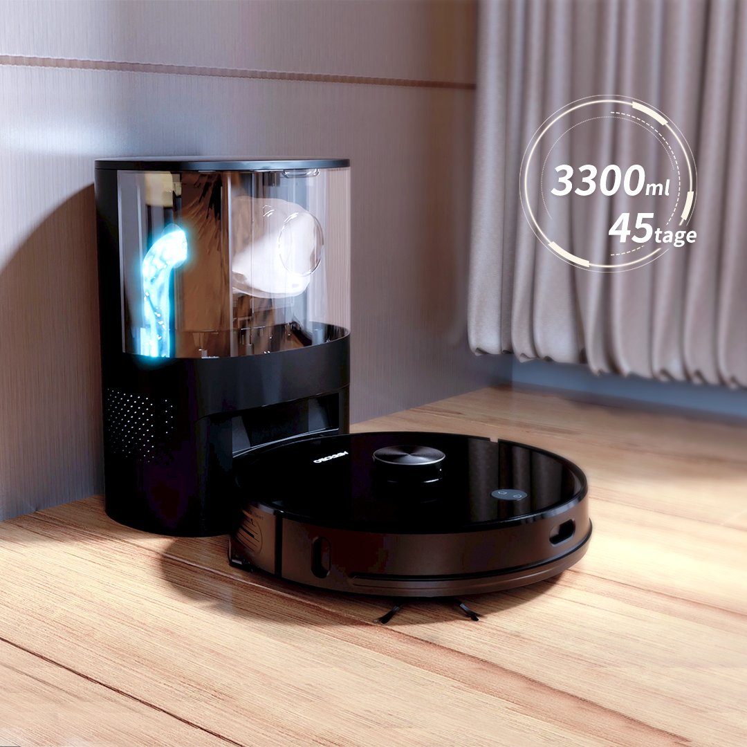 AIRROBO Saugroboter T10+ Saugroboter mit Wischfunktion WLAN Staubsauger Roboter, 50,00 W, mit Beutel, 360° Kollisionsschutz - 23 Sätze von Sensoren – Bild 5