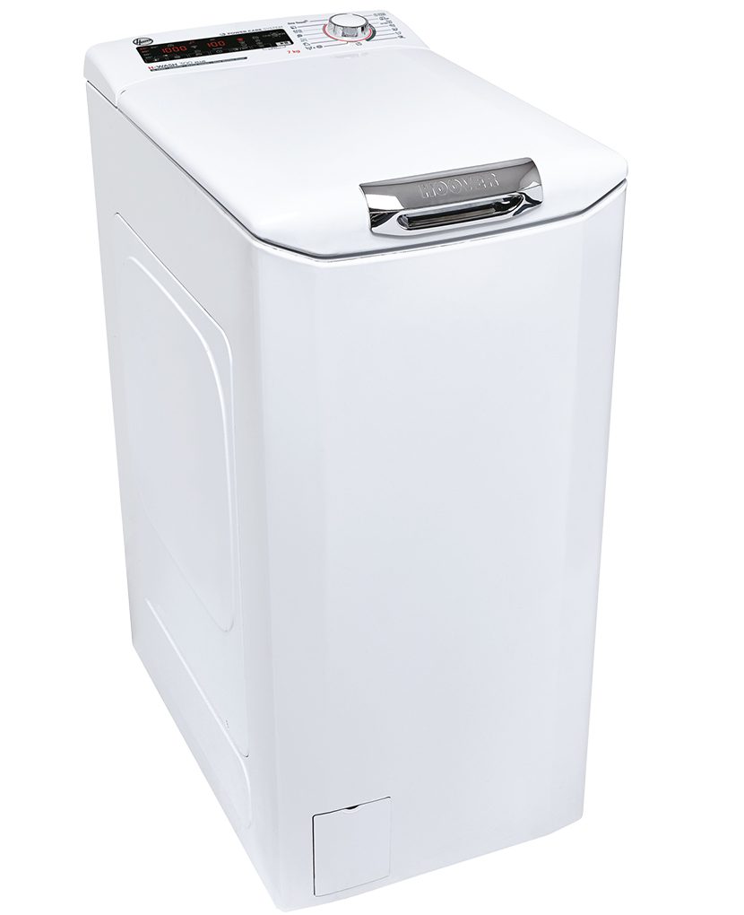 Hoover Waschmaschine Toplader H3TSM47TAMCE-S, 7 kg, 1400 U/min