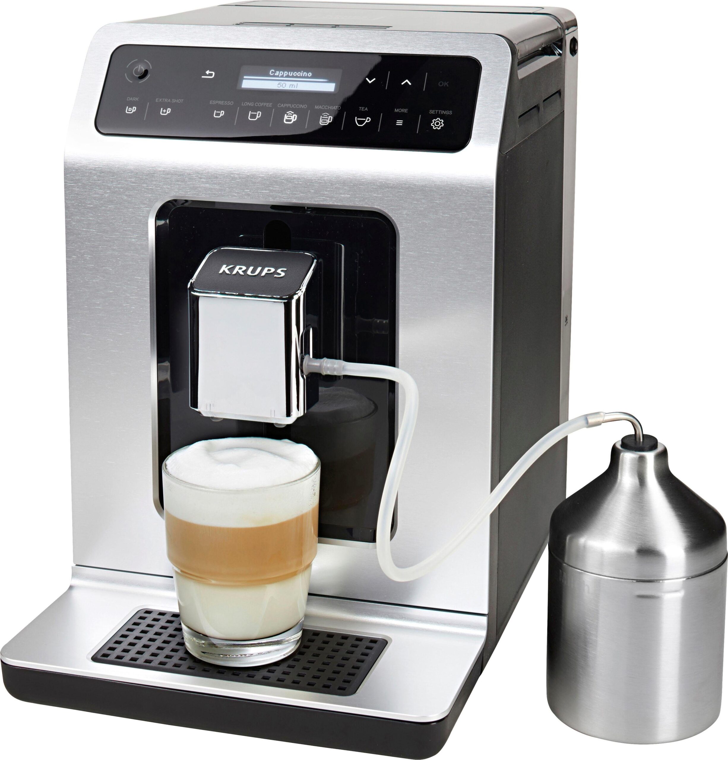 Krups Kaffeevollautomat EA891D Evidence, 12 Kaffee- und 3 Tee-Variationen, OLED-Display und Touchscreen – Bild 2