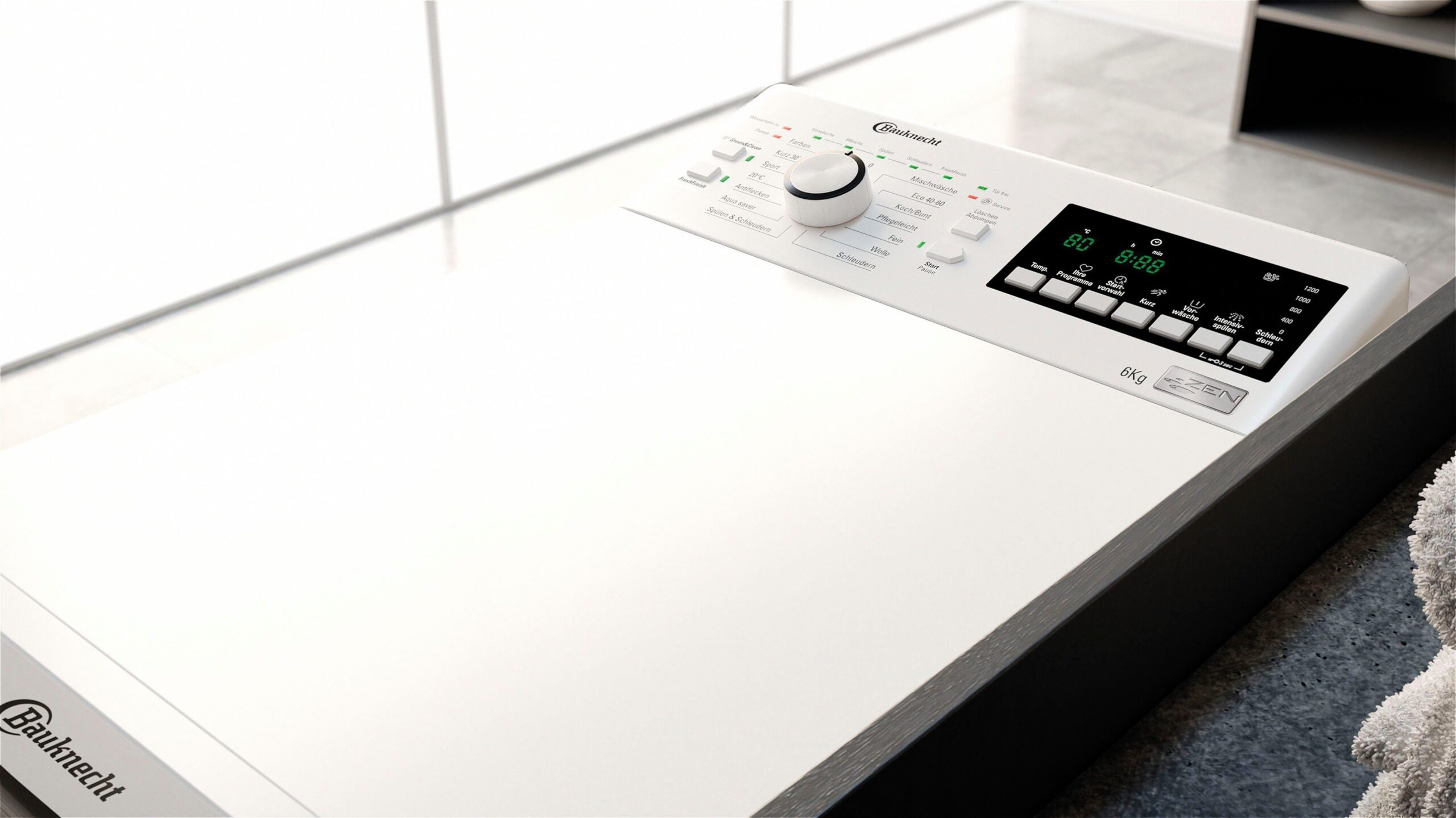 BAUKNECHT Waschmaschine Toplader WMT Pro Eco 6ZB, 6 kg, 1200 U/min – Bild 6