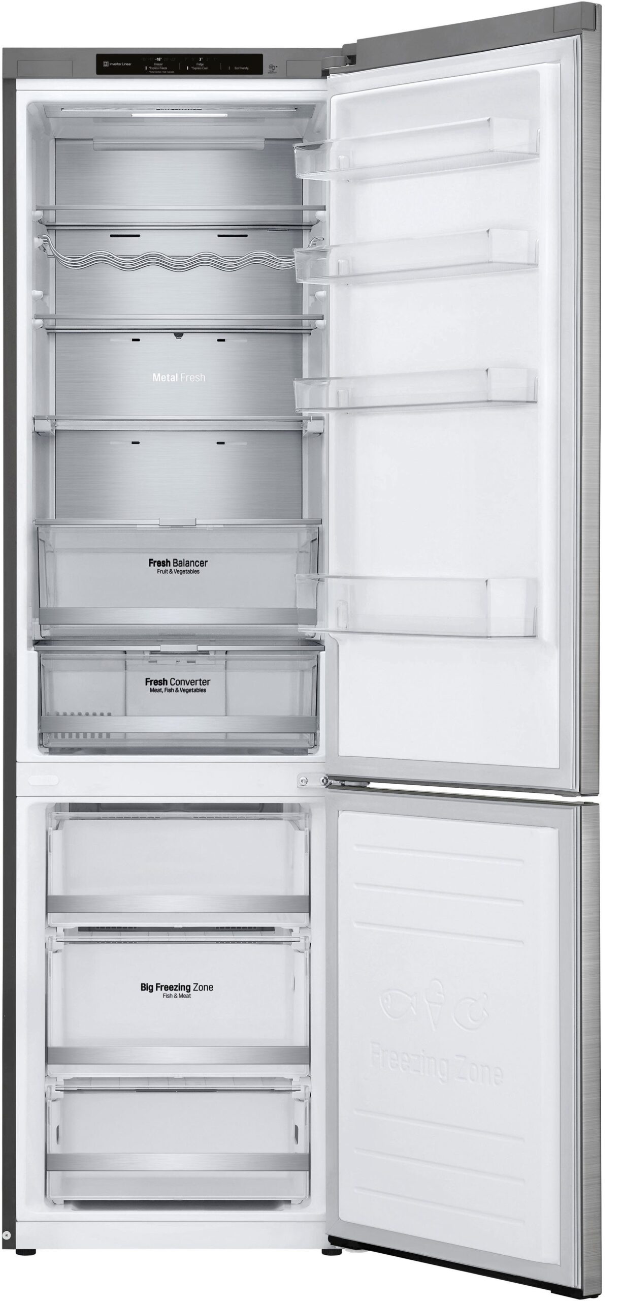 LG Kühl-/Gefrierkombination GBB92STBAP, 203 cm hoch, 59,5 cm breit – Bild 4