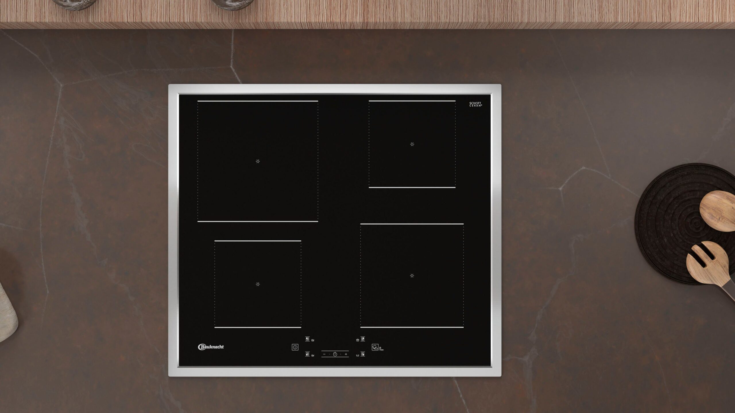 BAUKNECHT Backofen-Set BAKO4 HI6 BLACK, mit 2-fach-Teleskopauszug, Hydrolyse – Bild 18