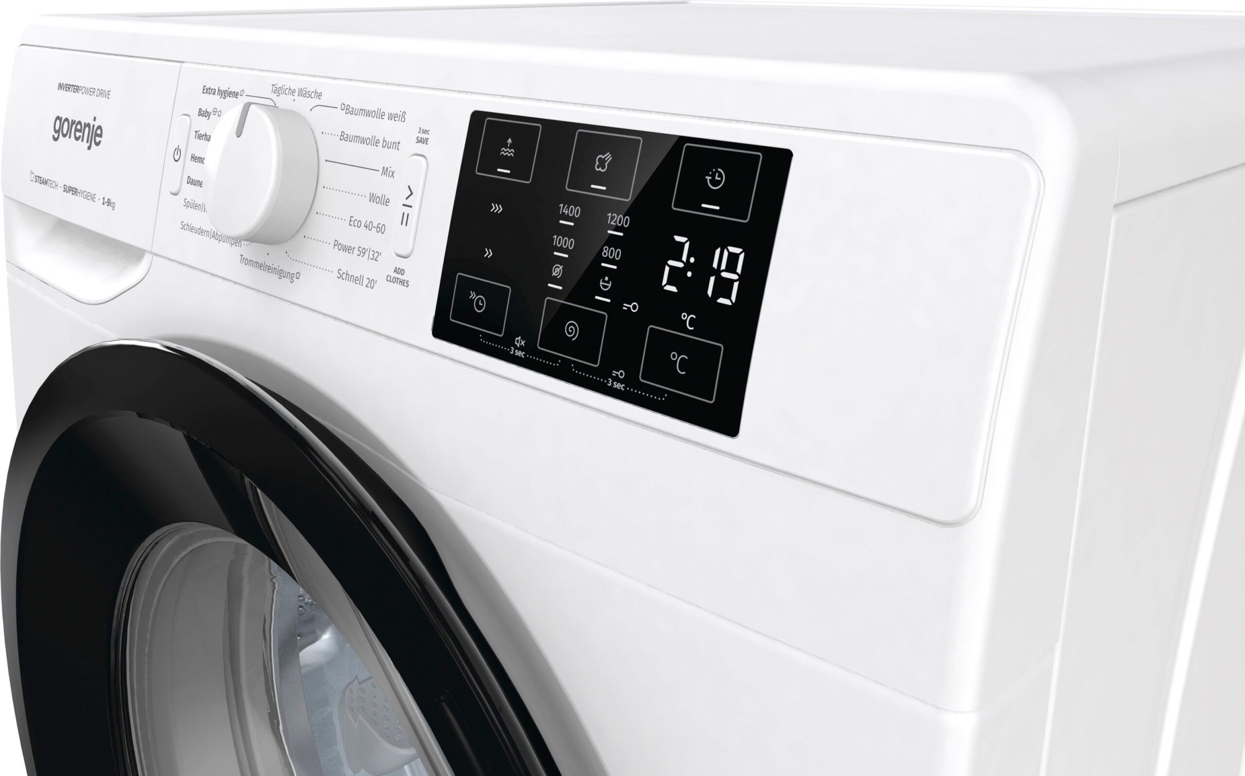 GORENJE Waschmaschine Wave NEI94APS, 9 kg, 1400 U/min – Bild 14