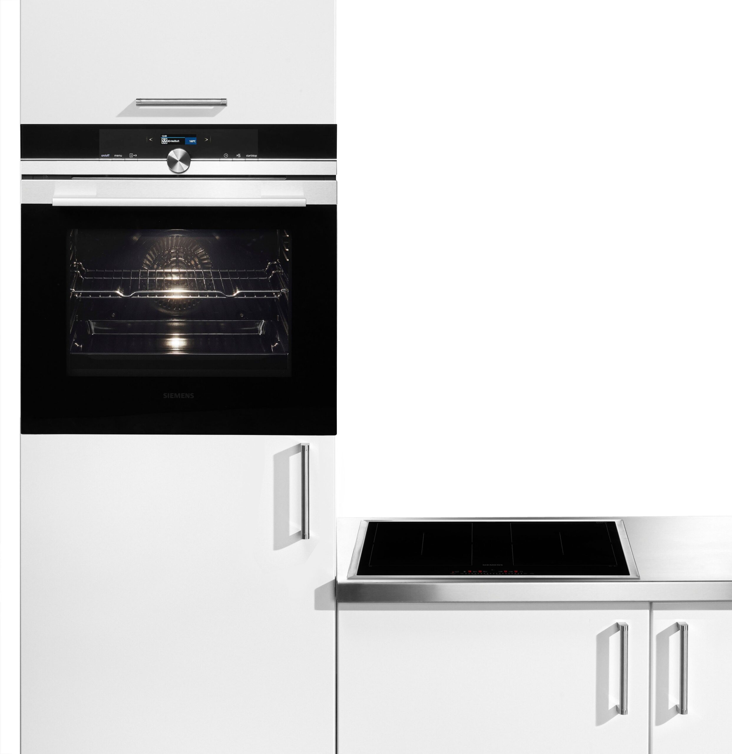 SIEMENS Backofen-Set EQ872DV01R, mit 3-fach-Teleskopauszug, Pyrolyse-Selbstreinigung