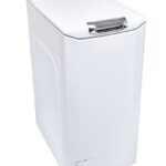 Hoover Waschmaschine Toplader H3TFSMP48TAMCE-S, 8 kg, 1400 U/min, All in One Programm, sanfte Trommelöffnung, 17 Programme