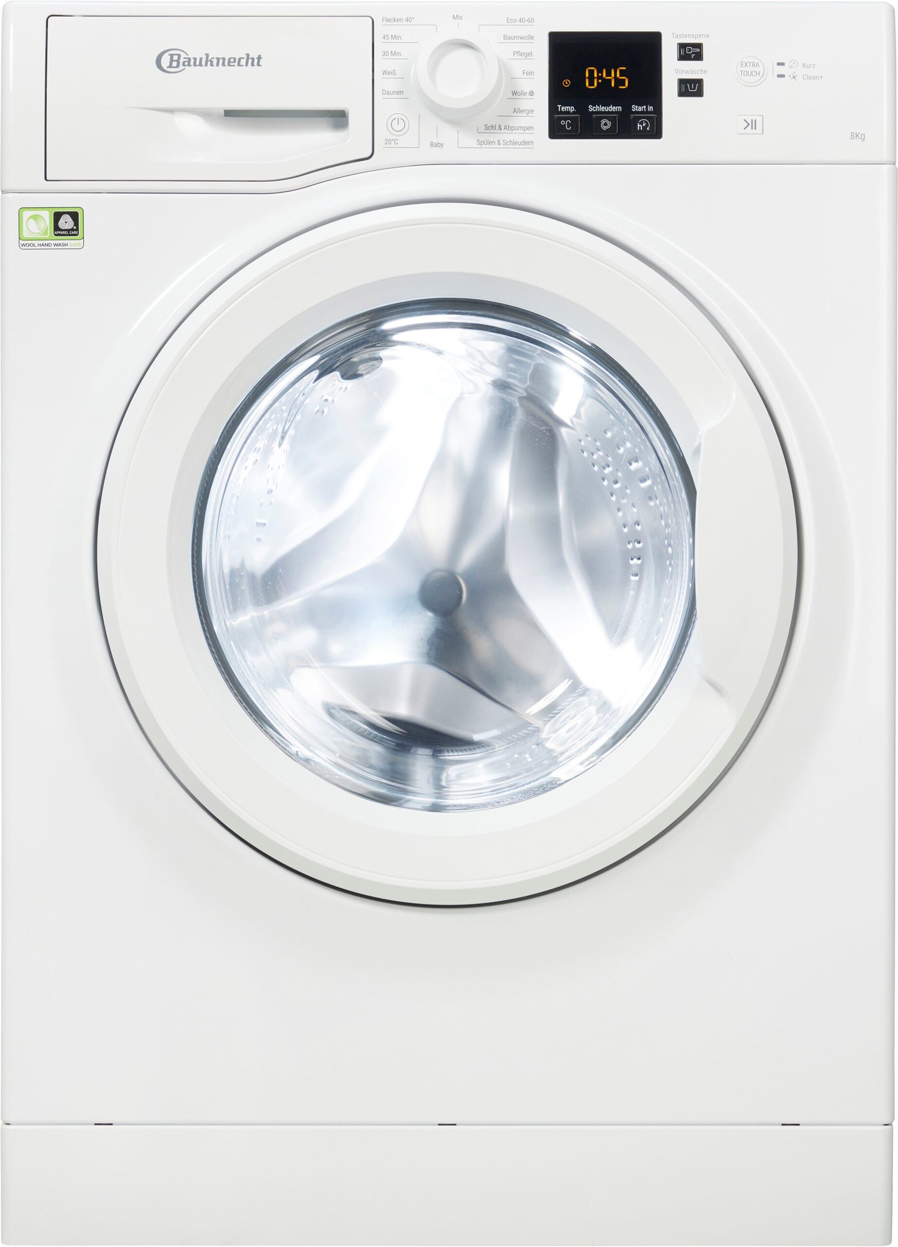 BAUKNECHT Waschmaschine WWA 843 B, 8 kg, 1400 U/min – Bild 3