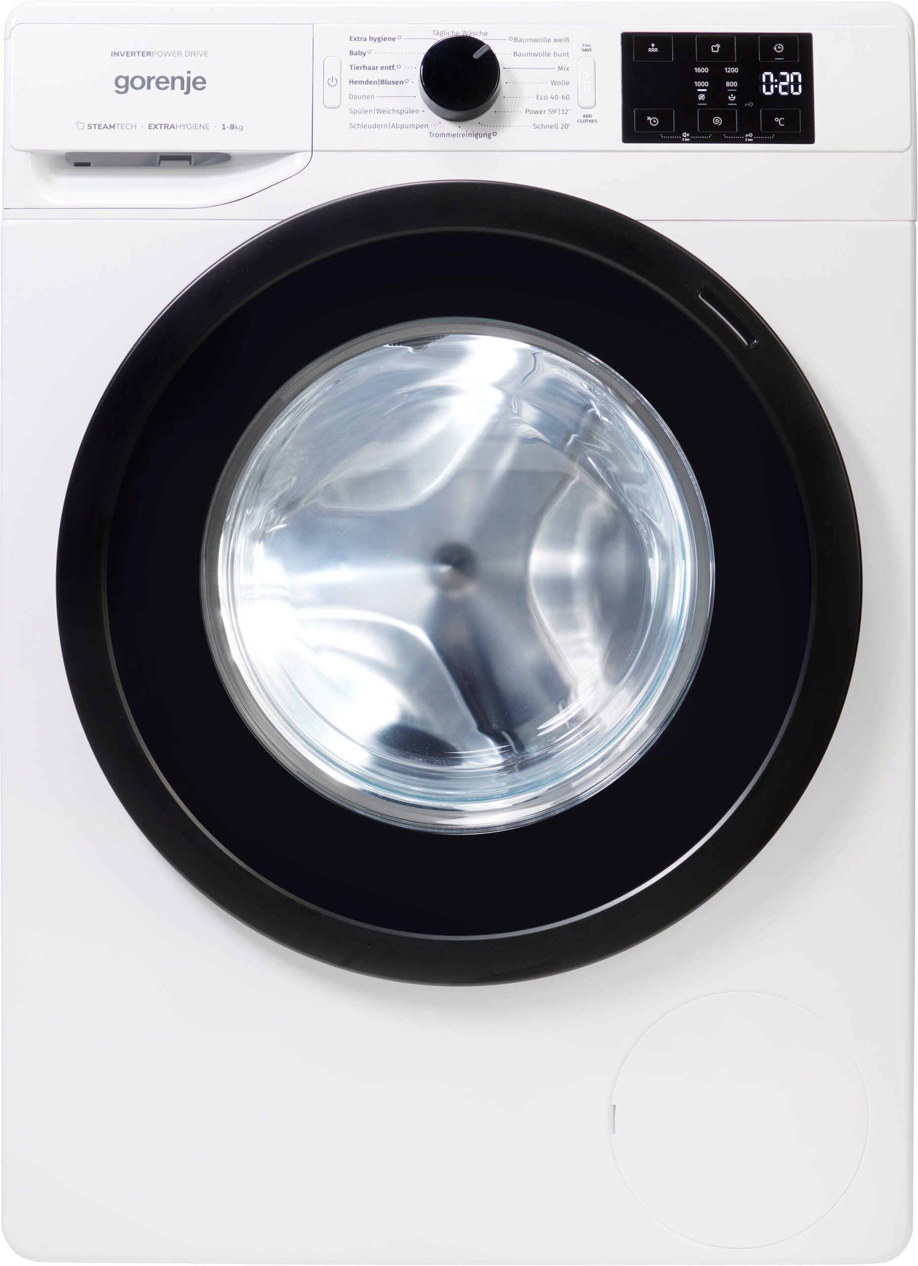 GORENJE Waschmaschine WNEI86APS, 8 kg, 1600 U/min – Bild 3