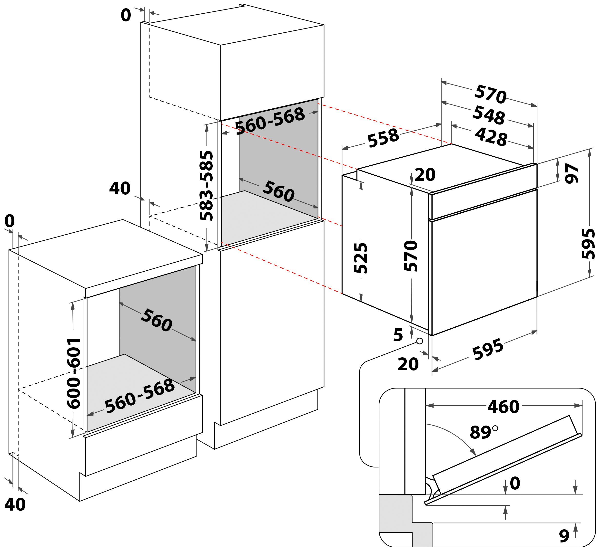 BAUKNECHT Einbaubackofen BAR2 KN5V2 IN, mit 2-fach-Teleskopauszug – Bild 10