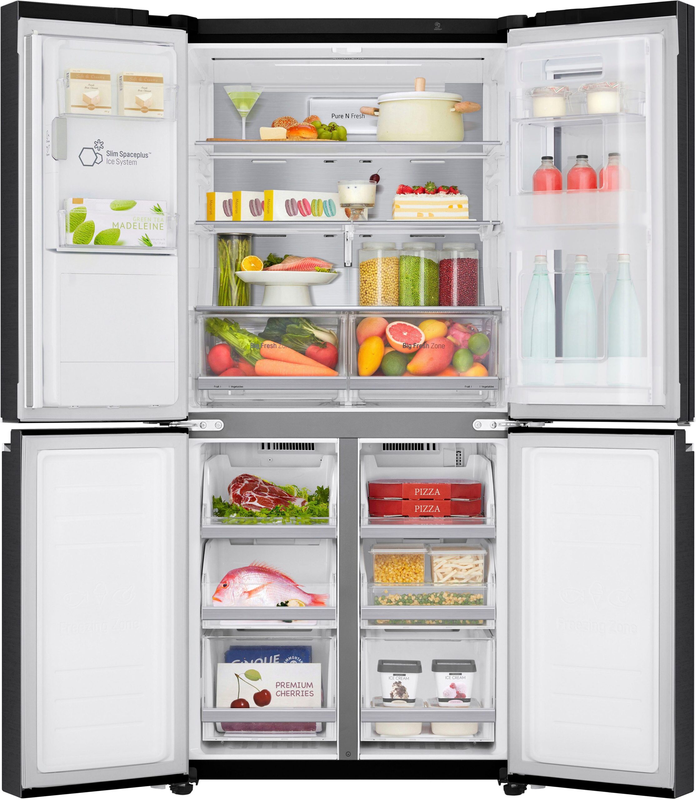 LG Multi Door GMX844MC6F, 178,7 cm hoch, 83,5 cm breit – Bild 7