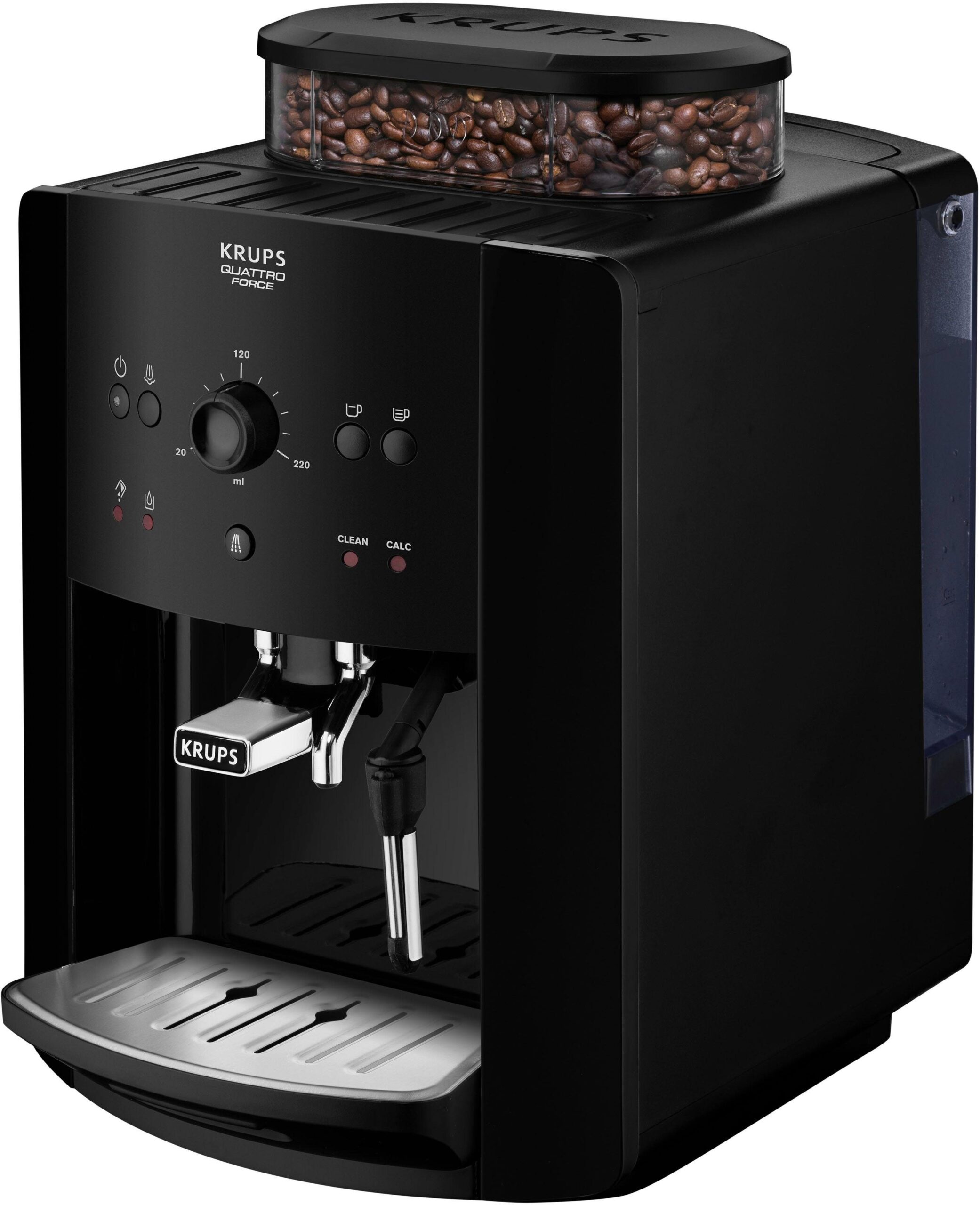 Krups Kaffeevollautomat EA8110 Arabica Quattro Force, 1450 Watt, Wassertankkapazität: 1,8 Liter, Pumpendruck: 15 bar – Bild 3