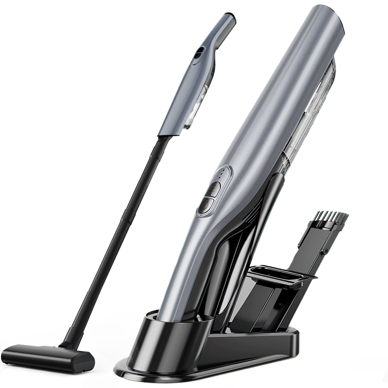 iceagle Akku-Handstaubsauger 3-in-1 Handstaubsauger Akku 8000Pa mit Ladestation, Staubbehälter