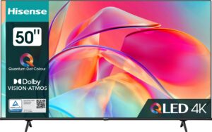 Hisense 50E77KQ QLED-Fernseher (126 cm/50 Zoll, 4K Ultra HD, Smart-TV)