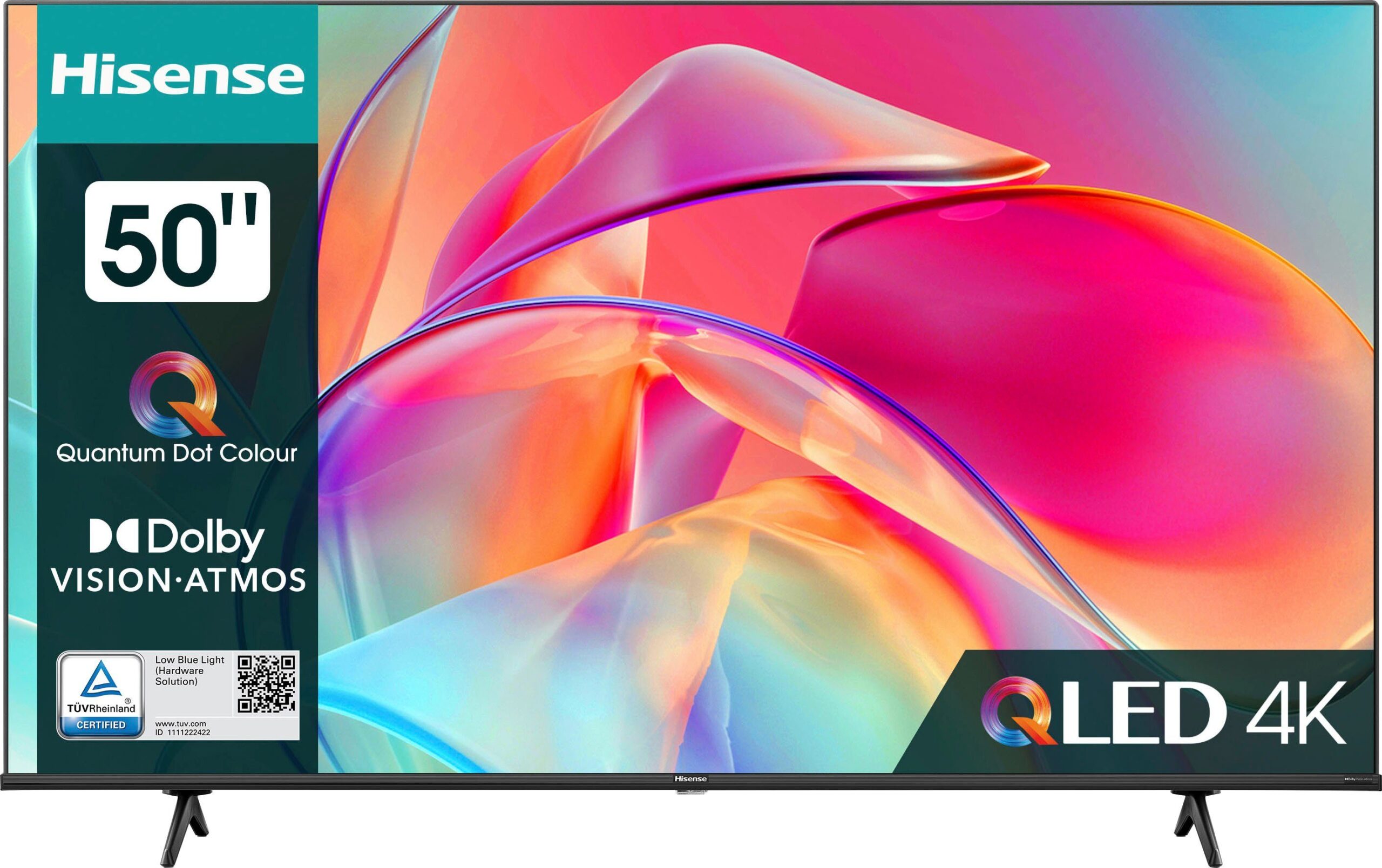Hisense 50E77KQ QLED-Fernseher (126 cm/50 Zoll, 4K Ultra HD, Smart-TV)