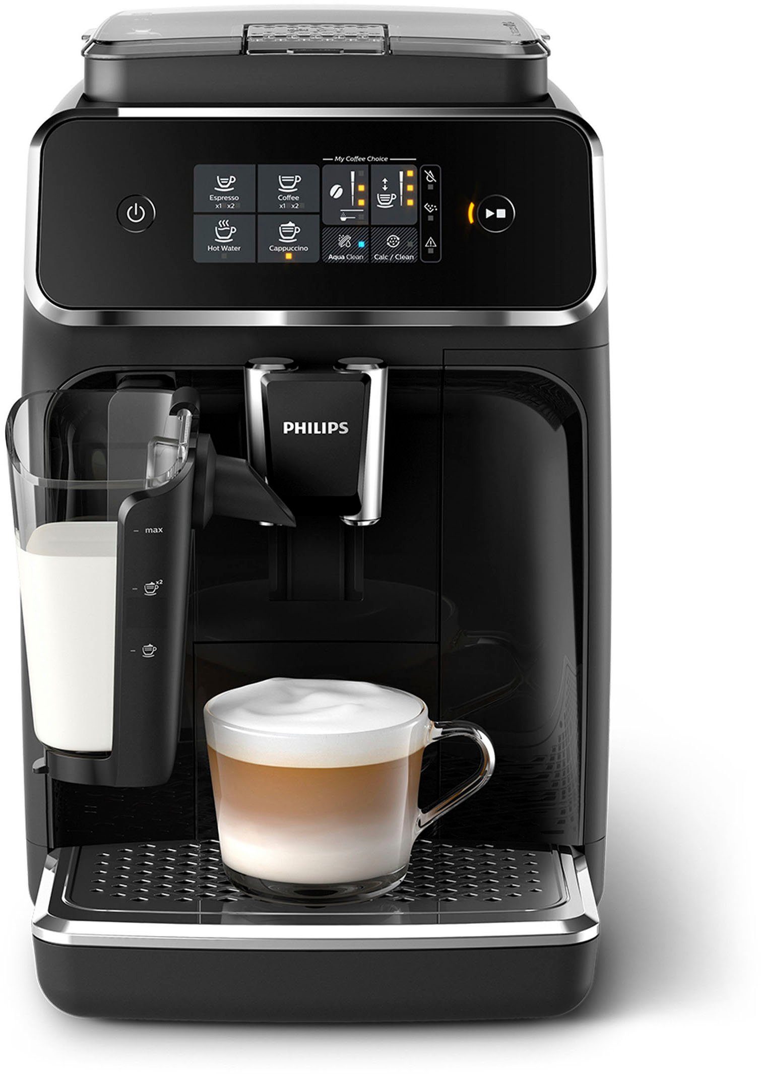 Philips Kaffeevollautomat 2200 Serie EP2231/40 LatteGo, klavierlackschwarz – Bild 3