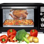 TurboTronic by Z-Line Minibackofen Digitaler Mini-Backofen (45L) mit Umluft, Mini Tisch Backofen Camping Pizzaofen Digital