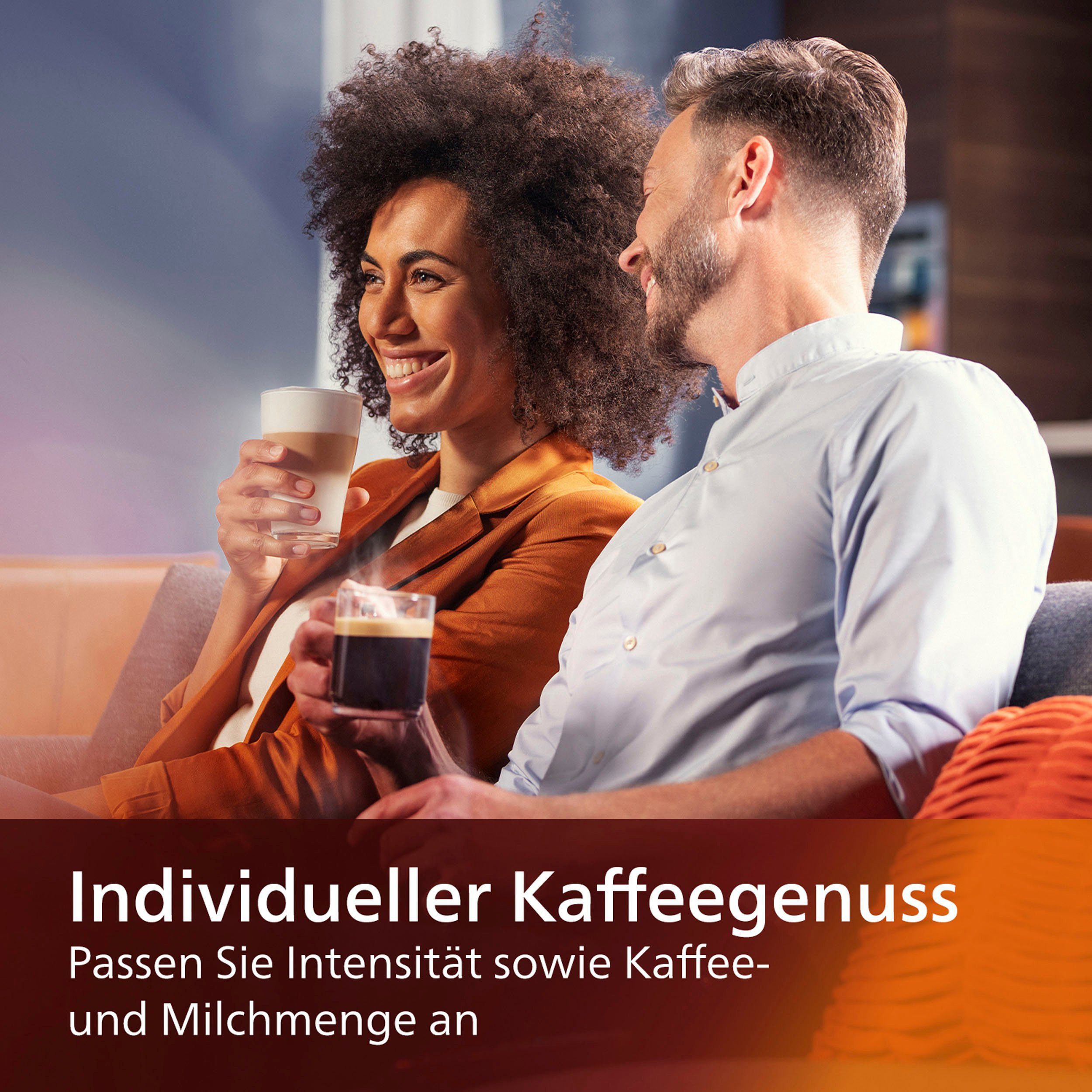 Philips Kaffeevollautomat 5400 Series EP5441/50 LatteGo, mattschwarz – Bild 7