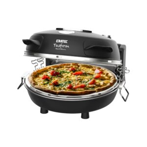 Eratec Minibackofen PM-27, Bis 400 Grad mit feuerfestem Naturstein/Pizza und Fladen uvm. in 3 Min
