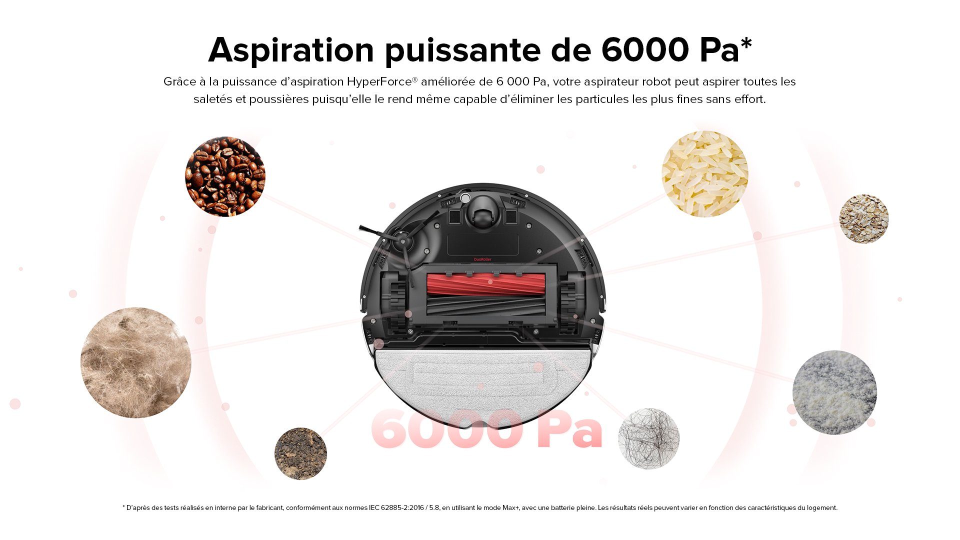 Roborock Saugroboter S8, 69 W, 6000 pa, DuoRoller-Bürste, Reactive 3D-Hindernisumgehung, Vibrations-Hebemop, Intelligenter für Hartböden,Tierhaare,Teppiche, Upgrade von Roborock S7,VS S7 Maxv, Weiß – Bild 9