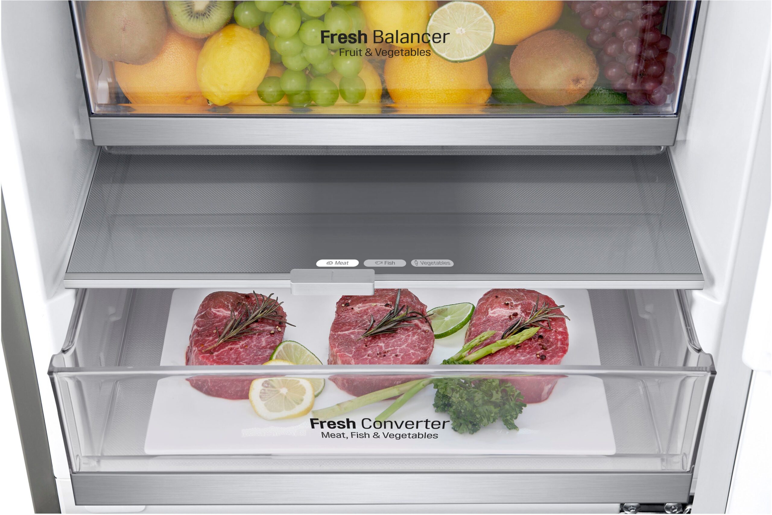 LG Kühl-/Gefrierkombination GBB92STBAP, 203 cm hoch, 59,5 cm breit – Bild 9