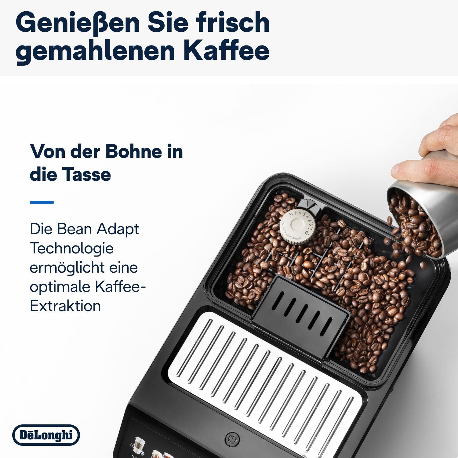 De'Longhi Kaffeevollautomat Eletta Explore Cold Brew Extraction ECAM450.86.T, Titan – Bild 3