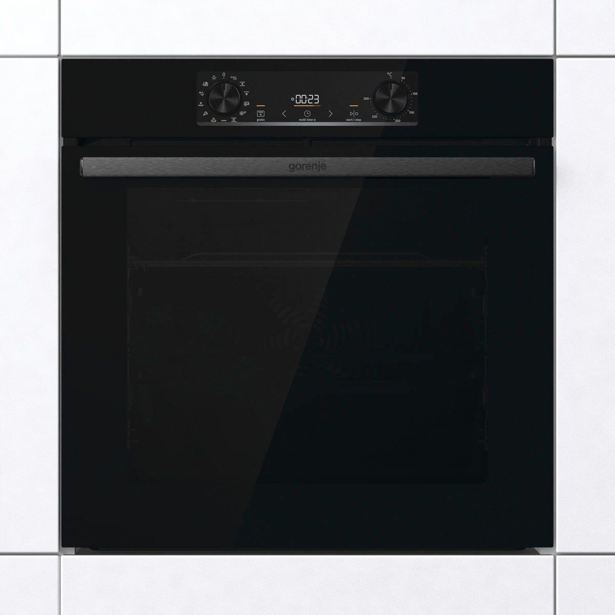 GORENJE Backofen-Set Black Pacific Basic Set, mit 1-fach-Teleskopauszug, Aqua Clean, ExtraSteam – Bild 2