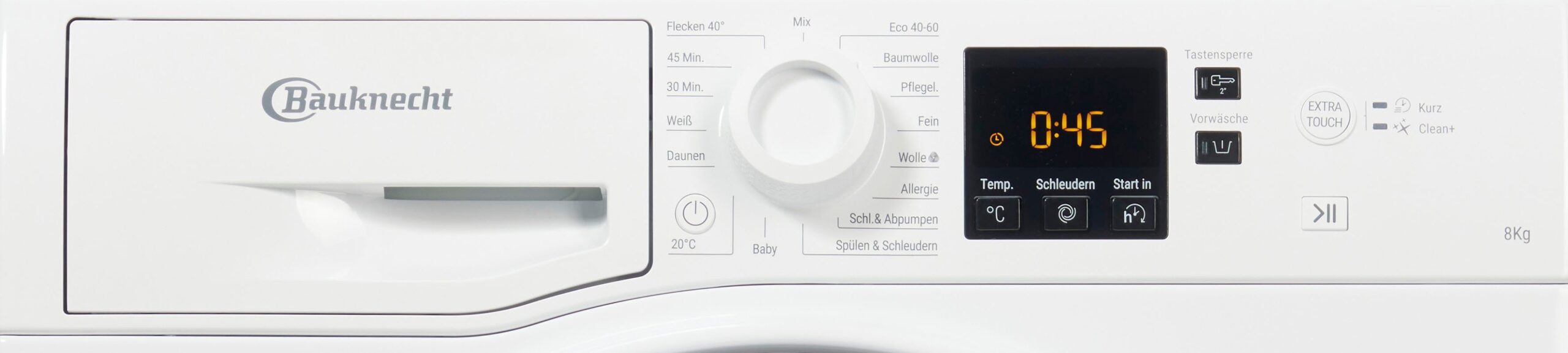 BAUKNECHT Waschmaschine WWA 843 B, 8 kg, 1400 U/min – Bild 7