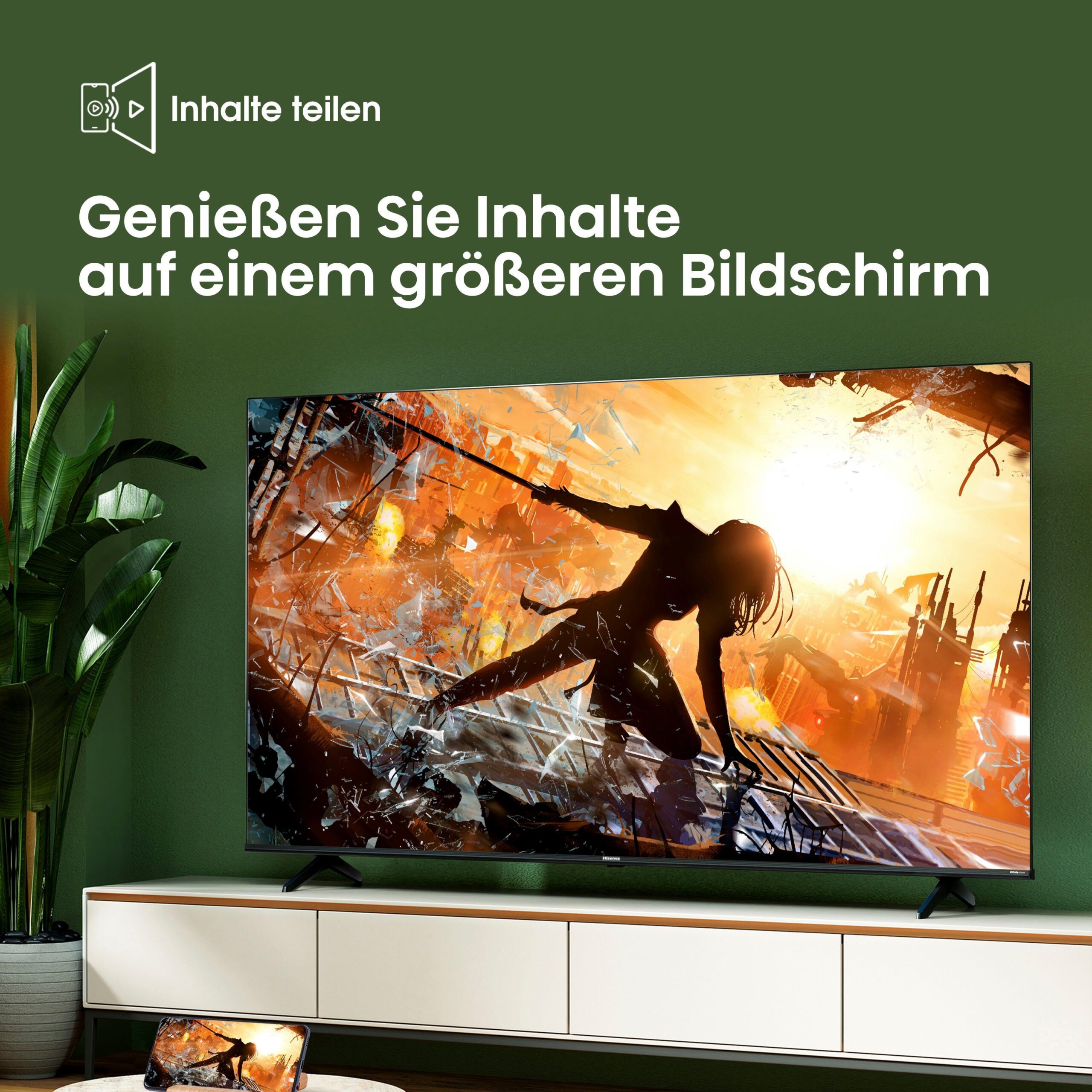 Hisense 55E61KT LED-Fernseher (139 cm/55 Zoll, 4K Ultra HD, Smart-TV, Alexa Built-In, DTS Virtual X, Smart-TV, Dolby Vision, Triple Tuner DVB-C/S/S2/T/T2) – Bild 11