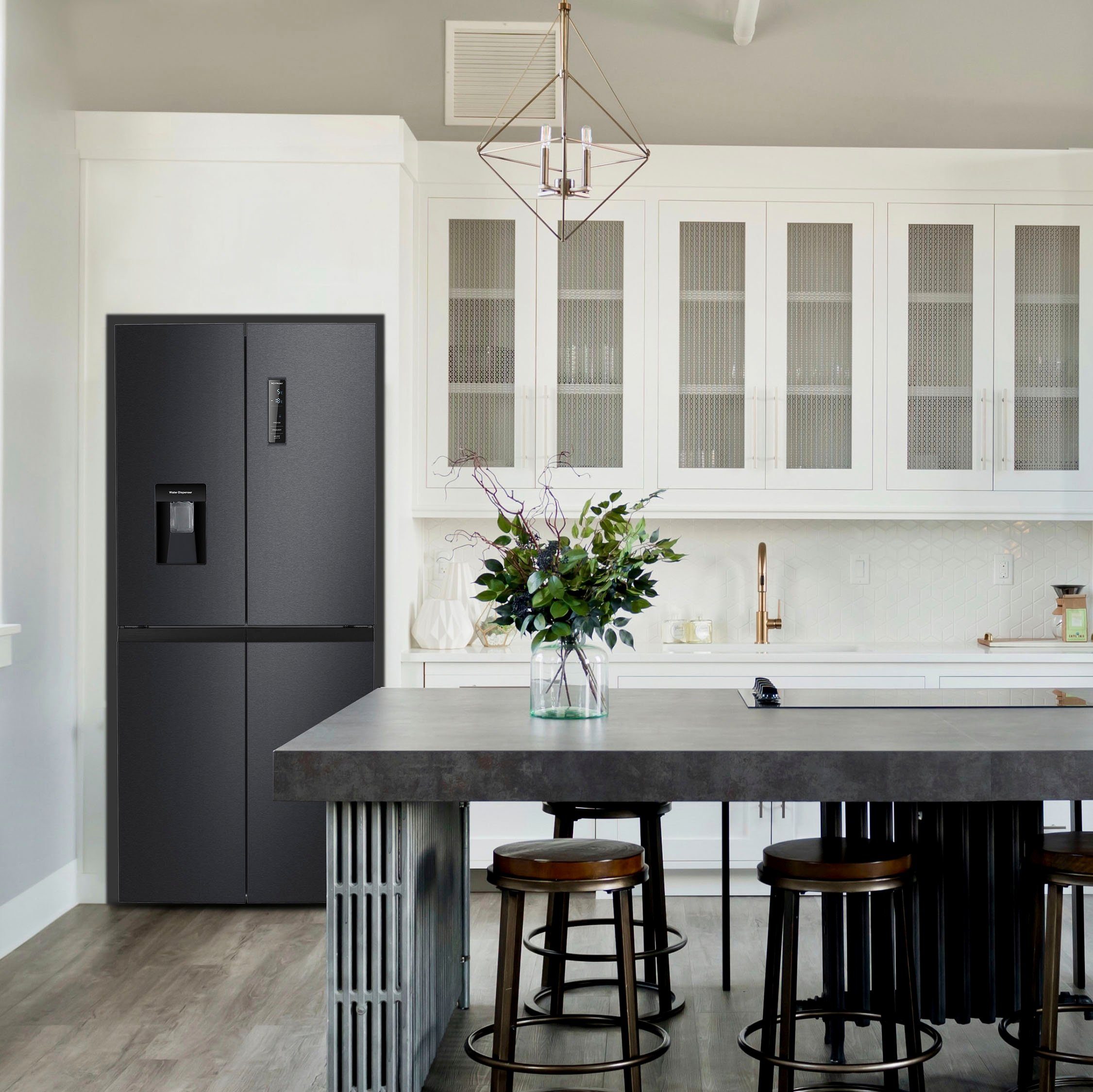 Hanseatic Multi Door HCDB18080DWDBI, 180 cm hoch, 79 cm breit, No Frost – Bild 13