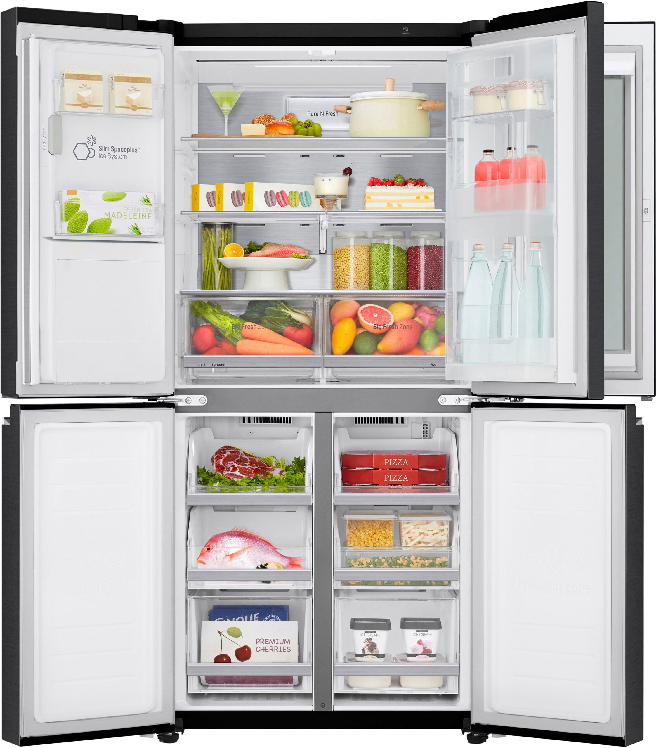 LG Multi Door GMX844MC6F, 178,7 cm hoch, 83,5 cm breit – Bild 8