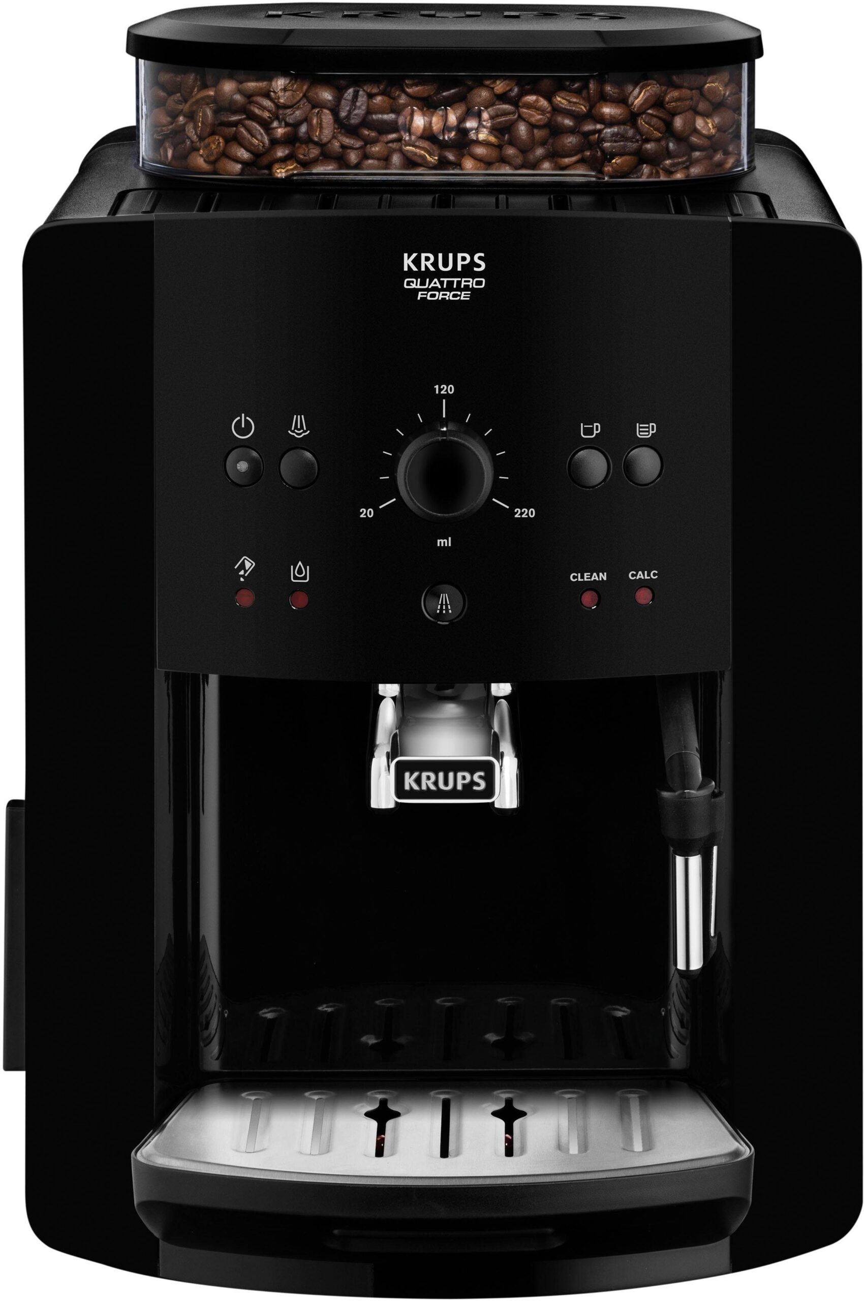 Krups Kaffeevollautomat EA8110 Arabica Quattro Force, 1450 Watt, Wassertankkapazität: 1,8 Liter, Pumpendruck: 15 bar – Bild 2