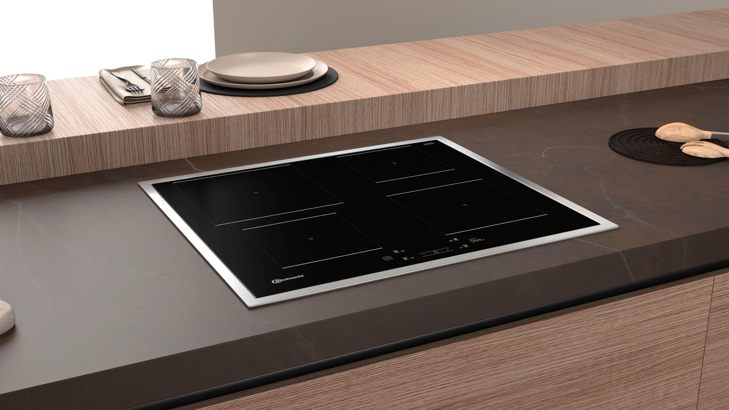 BAUKNECHT Backofen-Set BAKO4 HI6 BLACK, mit 2-fach-Teleskopauszug, Hydrolyse – Bild 14