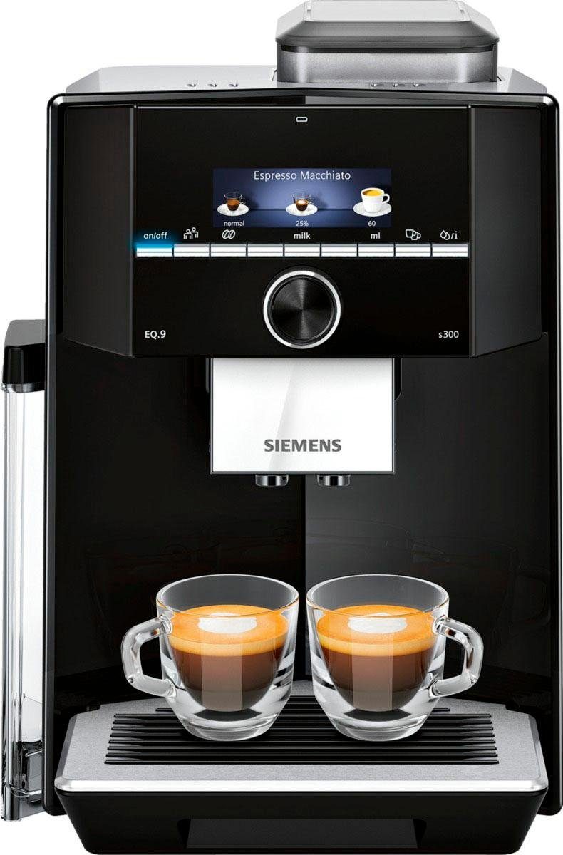 SIEMENS Kaffeevollautomat EQ.9 s300 TI923509DE, schwarz/Edelstahl, extra leise, autom. Milchsystem-Reinigung, bis zu 6 Profile – Bild 7