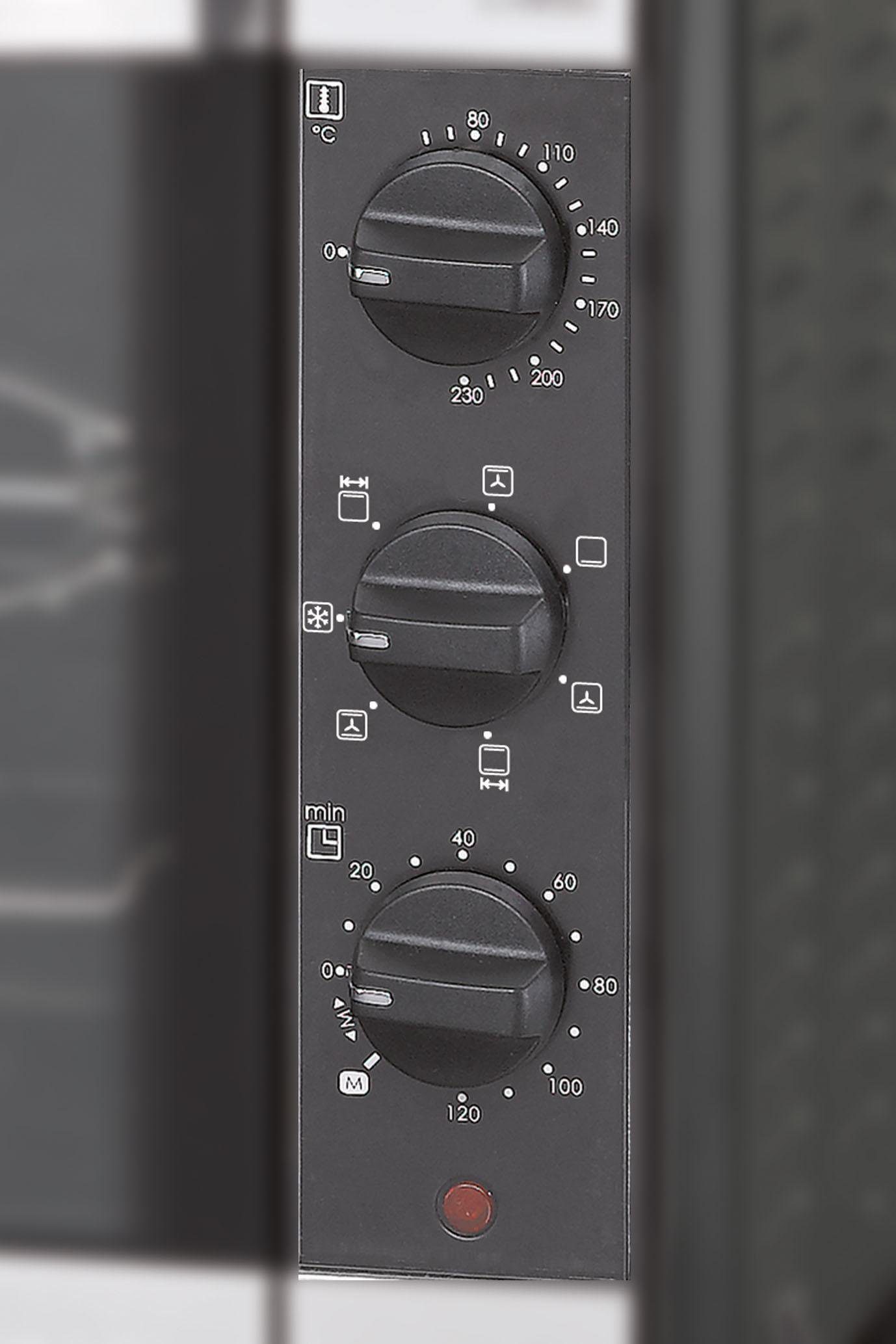 Rommelsbacher Minibackofen Back & Grill Ofen BG 1805/E, für Backformen bis 31,5 cm Ø – Bild 3