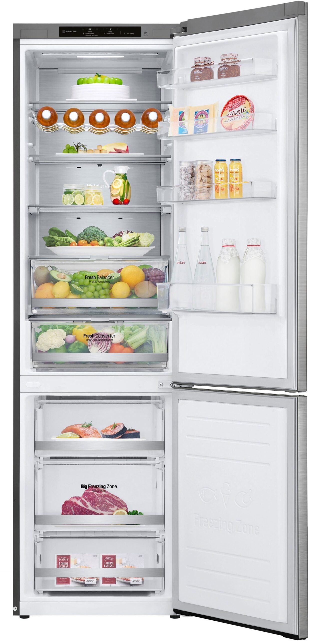 LG Kühl-/Gefrierkombination GBB92STBAP, 203 cm hoch, 59,5 cm breit – Bild 2