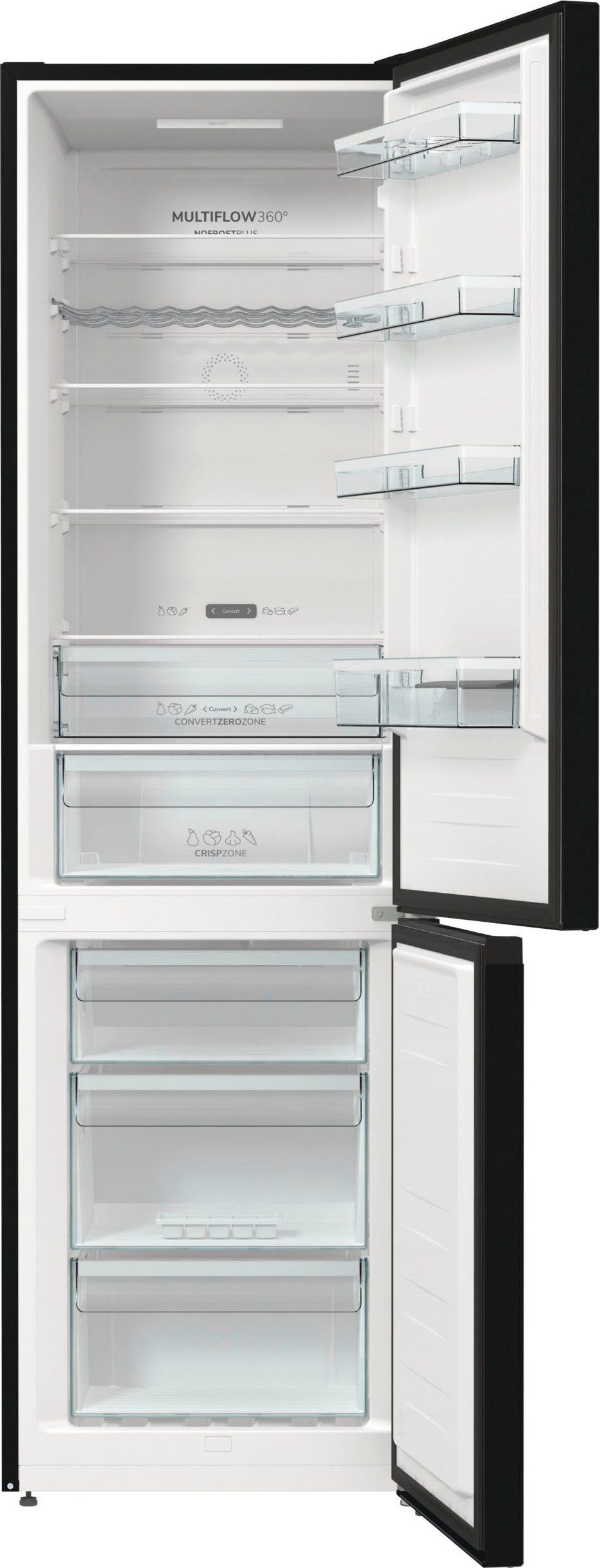 GORENJE Kühl-/Gefrierkombination NK89C0DBK, 200 cm hoch, 60 cm breit – Bild 2