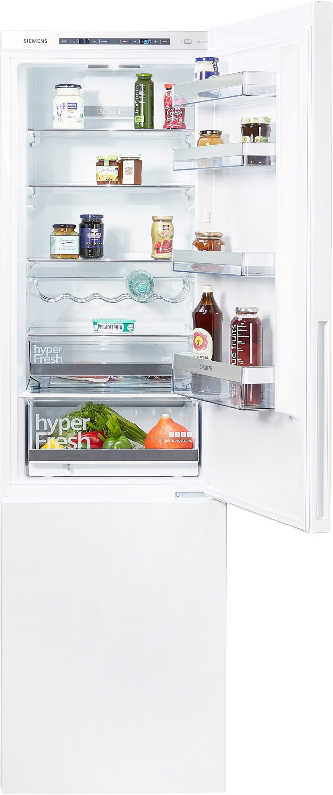 SIEMENS Kühl-/Gefrierkombination KG39EAWCB, 201 cm hoch, 60 cm breit – Bild 4