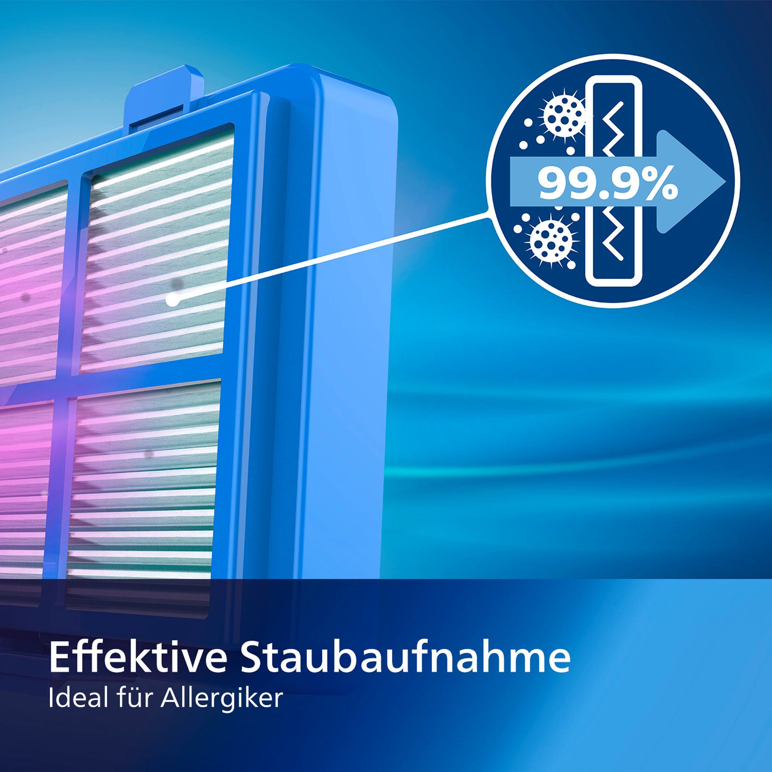 Philips Bodenstaubsauger FC9555/09 PowerPro Active, 900 W, beutellos – Bild 11