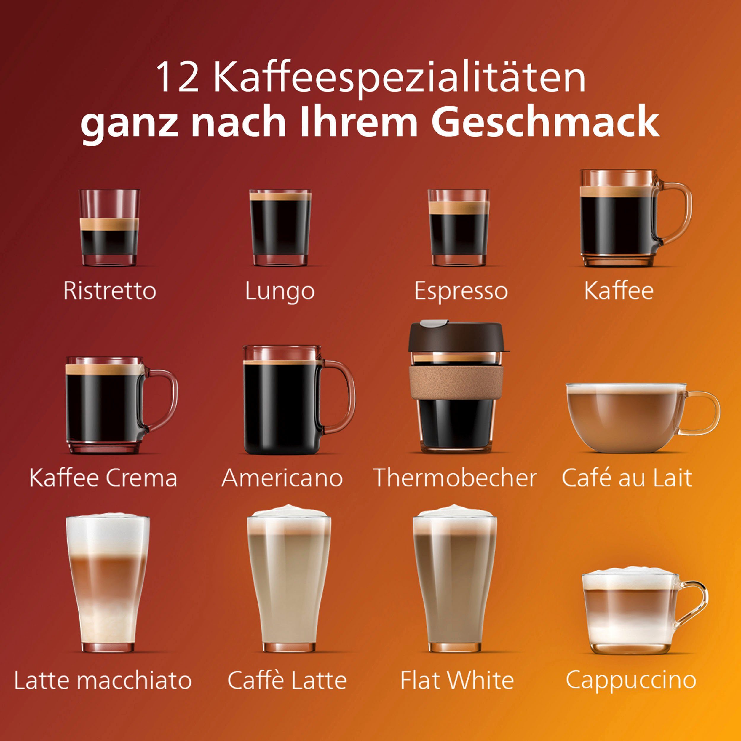 Philips Kaffeevollautomat 5400 Series EP5441/50 LatteGo, mattschwarz – Bild 6