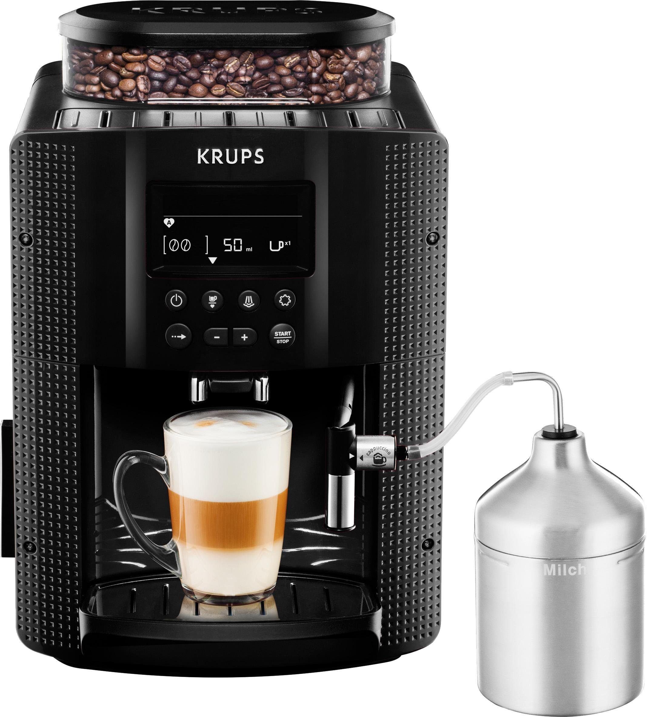 Krups Kaffeevollautomat EA8160 Essential Espresso, Wassertankkapazität: 1,7 Liter, inkl. Auto Cappuccino XS6000 Set – Bild 2