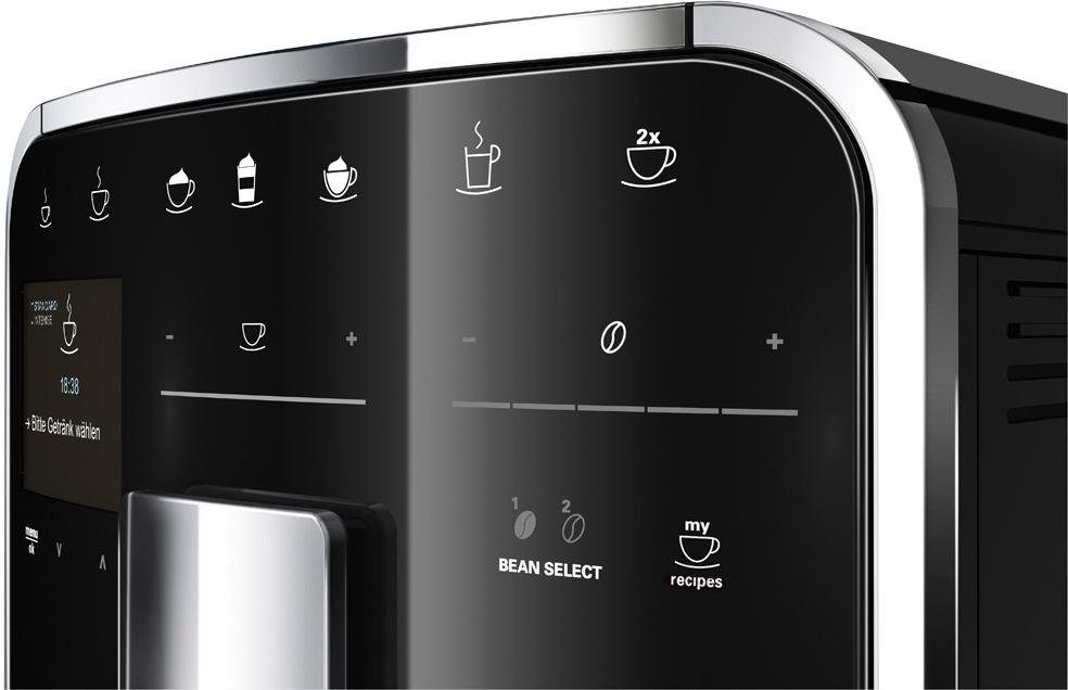 Melitta Kaffeevollautomat Barista TS Smart® F850-102, schwarz, 21 Kaffeerezepte & 8 Benutzerprofile, 2-Kammer Bohnenbehälter – Bild 6