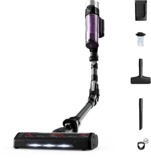 Rowenta Akku-Hand-und Stielstaubsauger RH2038 X-Force Flex 9.60 Allergy, 250 W, beutellos, kabellos, hohes Fassungsvermögen, Flex-Gelenk, lange Betriebsdauer