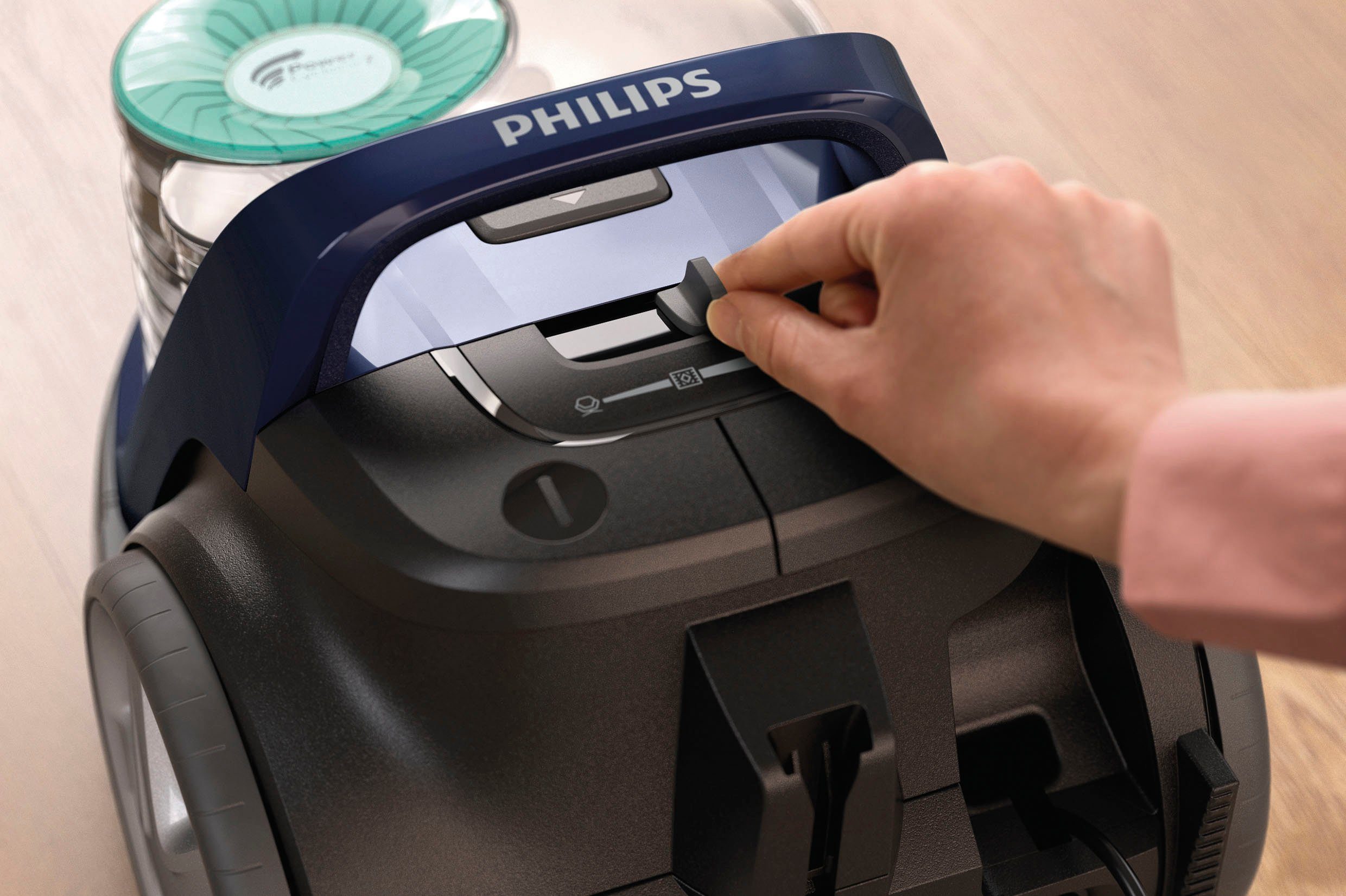 Philips Bodenstaubsauger FC9555/09 PowerPro Active, 900 W, beutellos – Bild 7